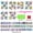 Multicolor, variant on MALLMALL6 DIY Diamond Sticker, 30Pcs Colorful Desserts Round Plastic Diamond Decal Kit