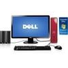 Dell Inspiron 546s Red w/ 24" Monitor and AMD Phenom 64 X3 8450 Processor & Windows 7 Tech Guarantee Upgrade