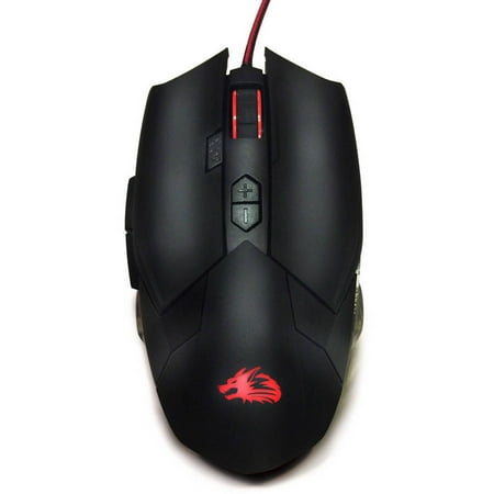 ROCKSOUL Chameleon Wired USB Gaming Mouse for Windows/PC, Black