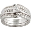 1/2 Carat T.W. Diamond Bridal Set in 14kt White Gold