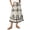 Beige, variant on Unir Women Symmetrical Ethnic Floral Print Multi-Tiered Flow Four Way Stretch Midi Skirt Drawstring Ruffle Waist Casual Side Pocket Long Bottom 1PC S-XXL Plus Size Friendly