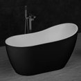 thumbnail image 3 of WOODBRIDGE 54" Freestanding Bathtub Contemporary Soaking Tub BTA1807, 3 of 6