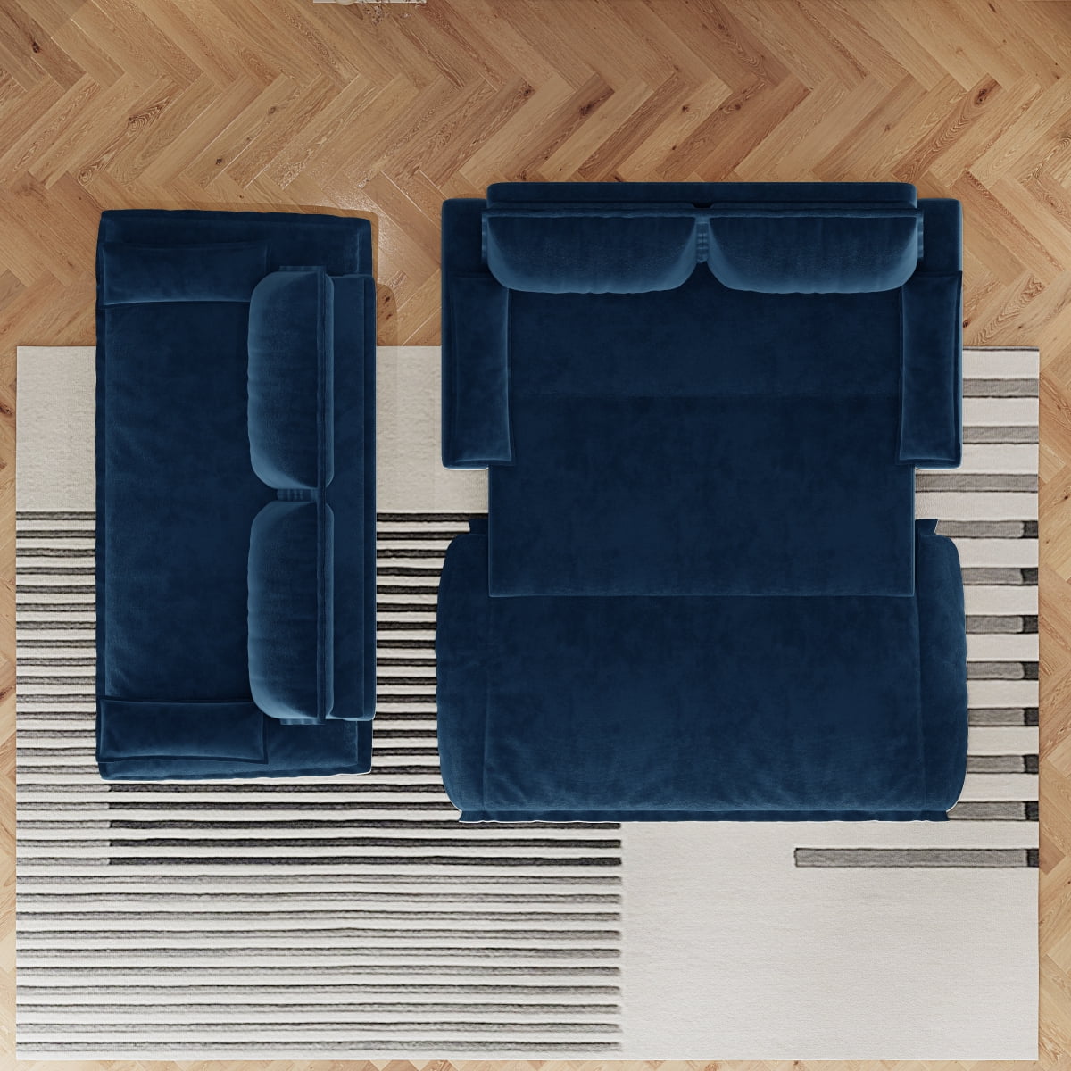 73.2" Queen Pull Out Sofa Bed, 3-in-1 Convertible Sleeper Sofa, Multi-Functional Velvet Loveseat Bed for Living Room, Bedroom, Apartment, Office