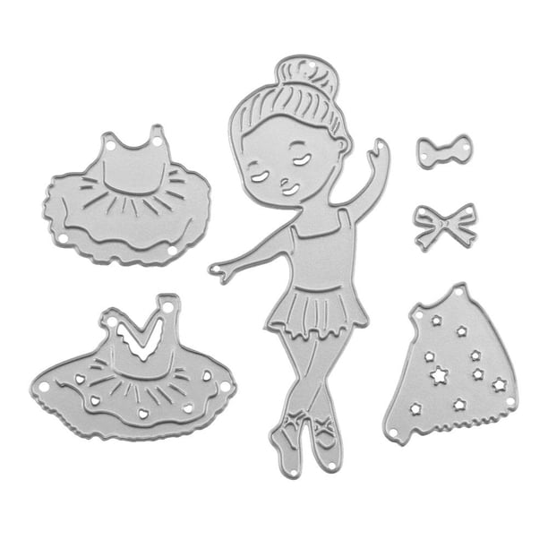 Cuadros Decorativos Lovely Girl DIY Troqueles de corte Plantillas Scrapbook Embossing Craft Album Card Ehuebsd Nuevos Originales