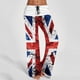thumbnail image 1 of MKLEKYY Leggings de mujer de vestir, pantalones de yoga holgados con cintura alta y bolsillos, cintura elástica, estampados, pantalones largos informales 4110, 1 of 4