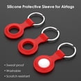 thumbnail image 4 of Funda de silicona para llavero para Apple Airtags Locator Tracker (rojo) Ehuebsd  Para estrenar, 4 of 9