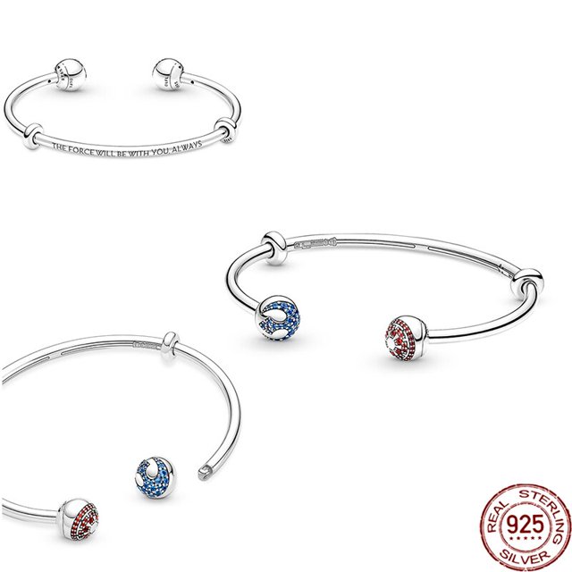 Star Wars Plata De Ley 925 Silver Original Beads Disney Tinkerbell Charms for Pandora Star Wars Bracelet DIY Jewelry Women GiftChina Gao Jinjia LED