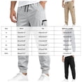 thumbnail image 3 of Gubotare Mens Joggers Men's Casual Straight-Leg Pants Outdoor Travel All-Season (Navy,XXL), 3 of 9