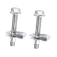 thumbnail image 1 of 2 Piezas Tornillo para Correa de Tanque de Combustible Juego de Tornillos y Tuercas de Montaje de Acero Inoxidable Kit de Repuesto de Hardware Metálico para Automóviles Adecuado para, 1 of 8