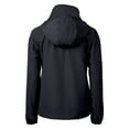 thumbnail image 3 of Women's Cutter & Buck  Black Delaware State Hornets Charter Eco Recycled Full-Zip Jacket, 3 of 3