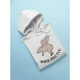 thumbnail image 3 of When Pigs Fly. Quote Hoodie Men -Image by Shutterstock, Male Large, 3 of 4