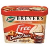 Good Humor Breyers Double Churn Free Fat Free Ice Cream, 1.5 qt