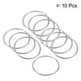 thumbnail image 3 of 50mmx57mm Dia 304 Stainless Steel O Ring Seamless Welded O-Ring for DIY 10 Pack, 3 of 5
