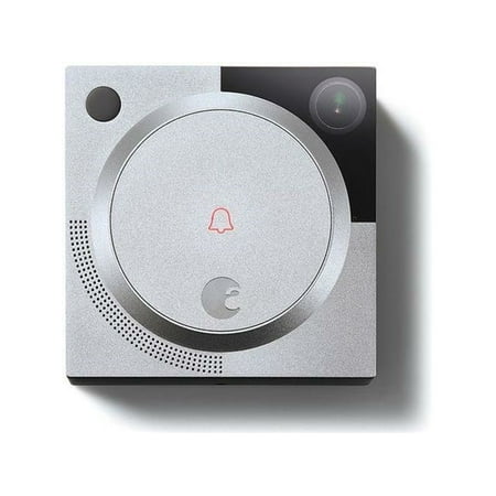 August AUG-DBCAM-SLVR Wi-Fi Smart Video Doorbell Silver