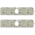 thumbnail image 2 of Coolnut 2 Pack Faucet Mat Splash Guard for Kitchen Sink,Geometric Leaves 30x5 Inch Super Absorbent Microfiber Sink Protector Mat, Kitchen Sink Mat Machine Washable Kitchen Sink Accessories, 2 of 7