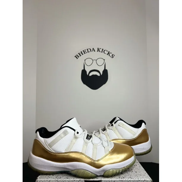 Ni - ke Ni - ke Air Jordan 11 Retro Low 'Closing Ceremony' White 528895-103 Men's Size 9