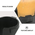 thumbnail image 2 of GOOHOCHY Black Plastic Cup Holder for Home Use with AntiOverflow Design and Adjustable Interior 1pc, 2 of 8