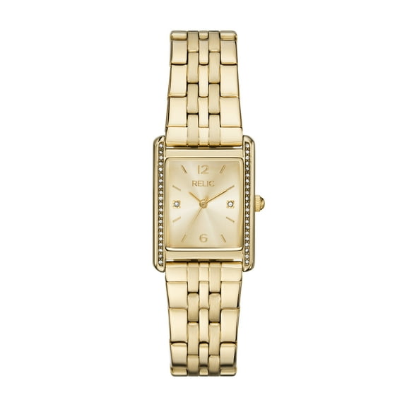 Relic by Fossil Women's Alexandra Three-Hand, Gold-Tone Alloy Watch