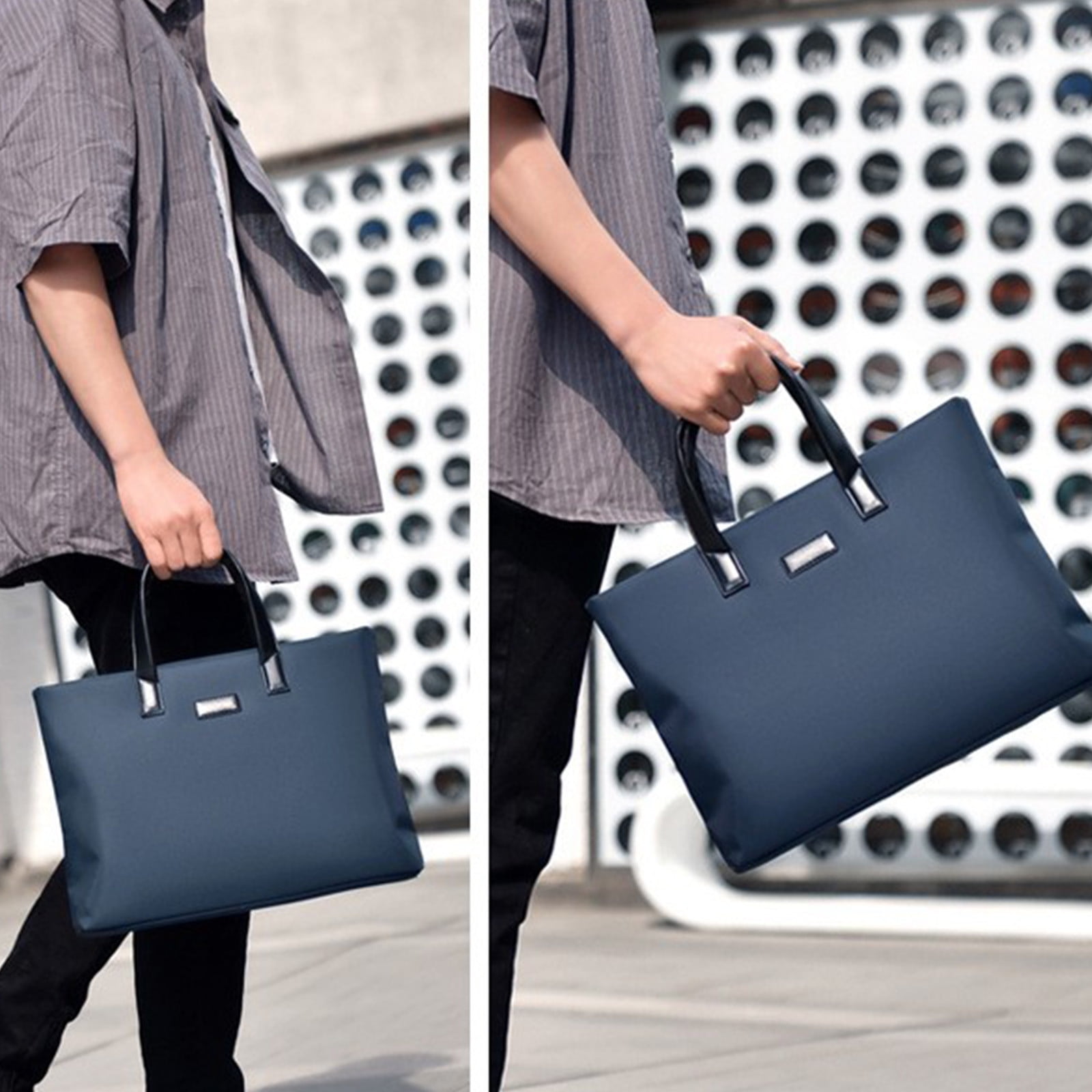Father's Day Bag Portable Large-Capacity Cloth Briefcase for Documents Business Meeting and Training 14.57 x 11.02 x 2.36 in