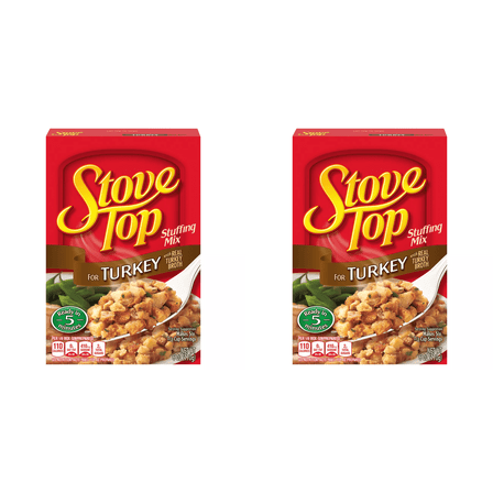 Stove Top Turkey Stuffing Cubes Mix, 6 oz pack of 2
