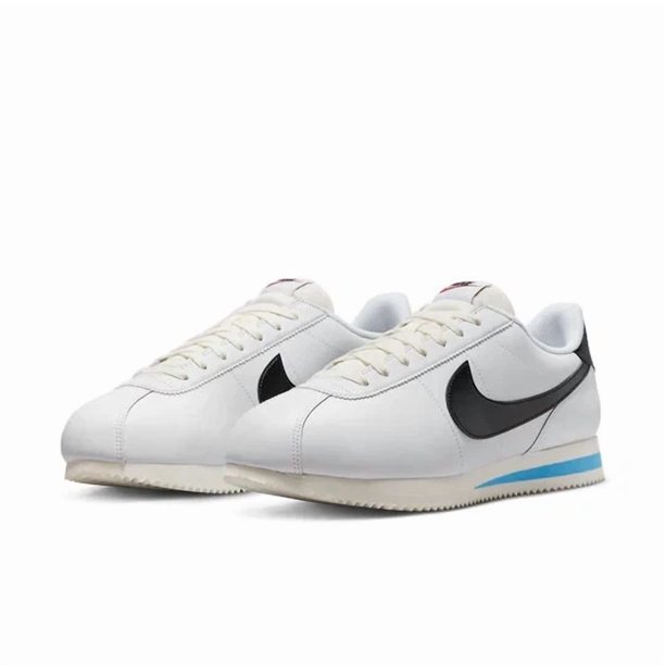 Ni - ke Ni - ke Cortez '23 Shoes White Black Light Photo Blue DM4044-100 Mens Size 8