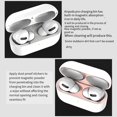 thumbnail image 4 of 1 par de película de protección interior a prueba de polvo de metal para AirPods 3 2 1 pegatinas de la caja, 4 of 12