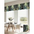 thumbnail image 6 of Green Forest Deer Valances for Windows, Fantasy Vintage Nature Scenery Light Filtering Kitchen Curtains, Rod Pocket Window Valance Curtains for Living Room Bedroom, 42" W x 18" L, 2 Panels, 6 of 9