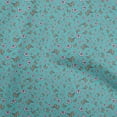 thumbnail image 1 of oneOone Cotton Poplin Teal Green Fabric Butterflies Craft Projects Decor Fabric Printed By The Yard 56 Inch Wide, 1 of 4