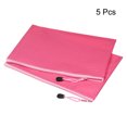 thumbnail image 2 of Uxcell B5 Document Pencil Pouch Waterproof Zipper File Bags, Pink 5 Pack, 2 of 6