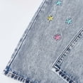 thumbnail image 4 of Guluxicc Baggy Jeans for Girls Wide Leg Pants Loose Elastic Waisted Teen Girls Cute Preppy Y2K Streetwear, 4 of 7
