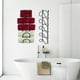 thumbnail image 5 of Juego de 5 Toalleros de Hierro Forjado | Organizador de Baño de Pared | Toallero Metálico con Acabado Curvo para Toallas de Baño y Botellas de Vino | 18 X 55 Cm, 5 of 6