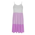 thumbnail image 4 of Ovzne Robes pour Femmes Robe d'Été Mode Féminine Rayée à Pois Col Rond Robe à Bretelles Réglables Robe d'Été Imprimée Liquidation, 4 of 5