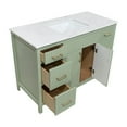 thumbnail image 2 of Sherwood Coiffeuse Verte 48 Pouces pour Votre Projet de Rénovation de Salle de Bain, 2 of 5