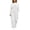 White 03, variant on Karymi Shorts for Women Corduroy Overalls Wide Leg Jumpsuit, Adjustable Shoulder Straps Back Tie Bow Loose Casual Long Pants with Side Pockets Jeans for Women