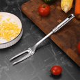 thumbnail image 1 of Tenedor para carne Xaoshaoyi de dos puntas, tenedor de cocina de 13 pulgadas, tenedor para trinchar carne, utensilios de cocina de acero inoxidable, tenedor para trinchar carne, tenedor para servir, 1 of 7