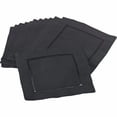 thumbnail image 6 of SARO 6100C.SE6S 6 in. Square Hemstitch Cocktail Napkin - Sea Green  Set of 12, 6 of 7