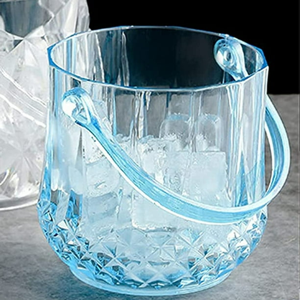 Plastic ice bucket with handle 2025