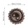 thumbnail image 2 of EXHUMKY 20Ud Brads De Perla Para Papel Con Vintage Fáciles De Usar Para Scrapbooking Y Artesanía, 2 of 6