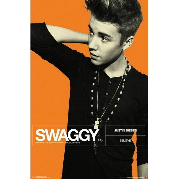 Justin Bieber - Swaggy Wall Poster, 22.375" x 34"