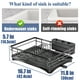 thumbnail image 5 of Estante para secar platos SNTD para cocina con escurridor y soporte para utensilios, 5 of 9