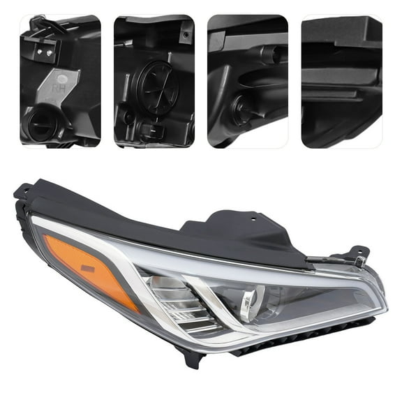 For 2015 2016 2017 Hyundai Sonata OEM Headlight Headlamp Right Passenger Side RH