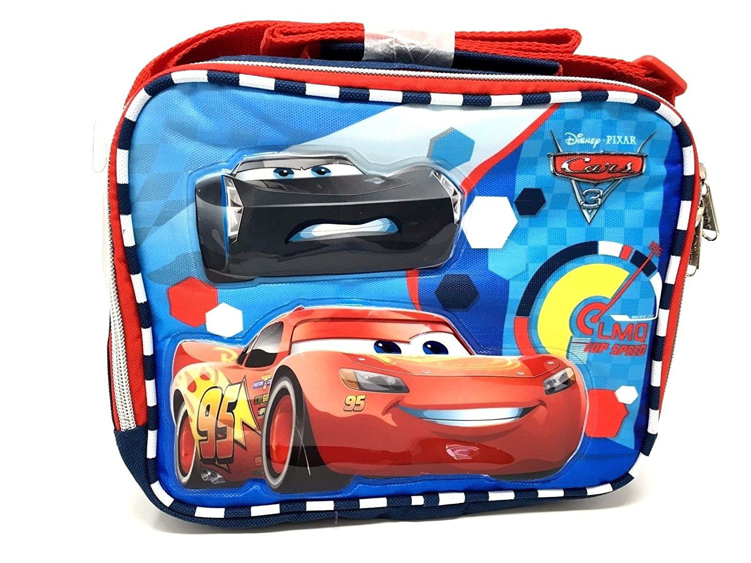 Disney Pixar Cars Lightning Mcqueen & Mater Pop Up 3D School Insulated Lunch Bag 