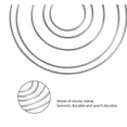 thumbnail image 3 of YWIYIUD 1PC Metal Rings for Crafts Rings, Hoops for DIY Wreaths, 5 Sizes Metal Floral Hoop for Floral Macrame Wall Hanging Crafts 2/3/4/5/6inch, 3 of 4