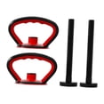 thumbnail image 3 of koolsoo Poignée de Kettlebell Équipement Poignée de Kettlebell pour Entraînement Mise en Forme Compétition Rouge 2 Poignées 2 Tiges, 3 of 8