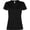 Solid Black, variant on Womens Slam Short-Sleeved Sports T-Shirt