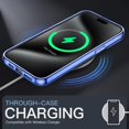 thumbnail image 7 of JETech Magnetic Case for iPhone 15 Pro 6.1-Inch Compatible with MagSafe Wireless Charging, Shockproof Phone Bumper Cover, Anti-Scratch Clear Back (Dark Blue), 7 of 7