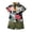 a-Dark Green3626, variant on VNKIDY Boys Toddler 2 Piece Casual Outfit Short Sleeve Button Down Casual Fashion Print Shirt With Bow Tie Matching Solid Color Shorts For Summer Casual Wear Gray 5-6 Years