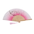 thumbnail image 4 of Spptty Folding Hand Fan Wedding Party Gift Dance Props Home Office Decoration, Hand Fan, Folding Hand Fan, 4 of 7