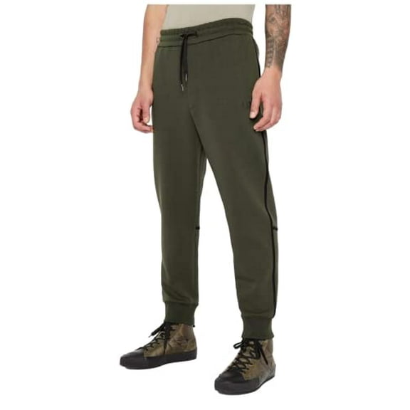 A|X  Men's Contrast Piping Logo Jogger Sweatpants Rosin XL