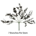 thumbnail image 5 of Deago 5 Pcs Black Artificial Eucalyptus Stems Faux Halloween Flowers Eucalyptuses Real Touch Leaf Centerpiece Home Decor, 5 of 9